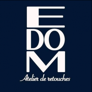 Logo Edom retouche vertical bleu marine